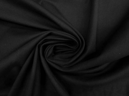 Great value Stretch Cotton Twill Suiting- Beetle Black #13151 available to order online Australia