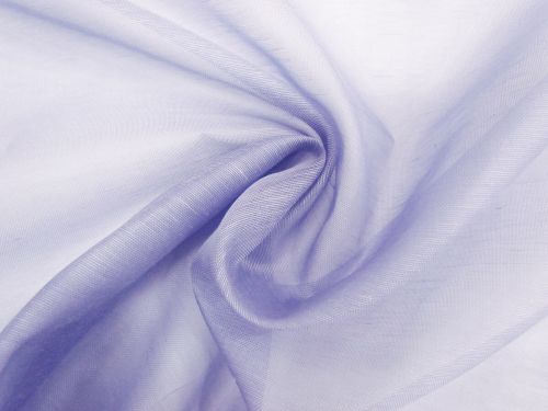 Great value Silk Linen Slub Organza- Dusty Periwinkle #13172 available to order online Australia