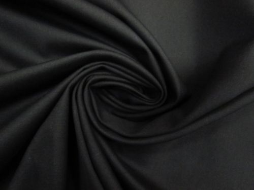 Great value Stretch Viscose Twill Suiting- Midnight Black #13183 available to order online Australia