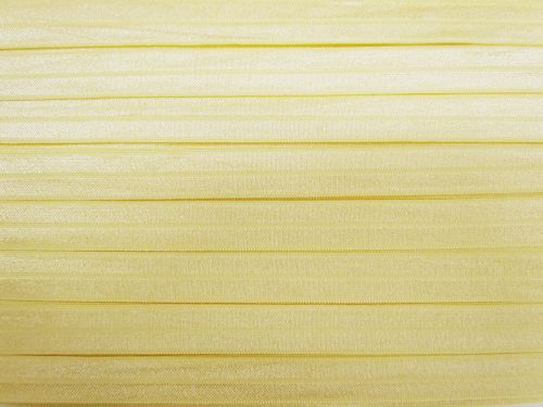Great value 16mm Shiny Fold Over Elastic- Light Lemon #T828 available to order online Australia