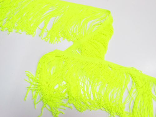 Great value 280mm Looped Fringe Trim- Fluro Yellow #T835 available to order online Australia