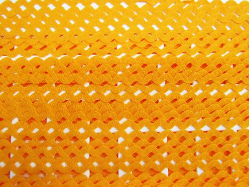 Great value 8mm Ric Rac Trim- Mango #T844 available to order online Australia