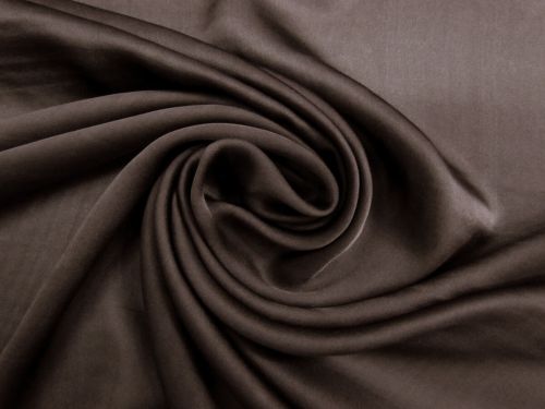Great value Silk Satin Chiffon- Dark Chocolate #13308 available to order online Australia