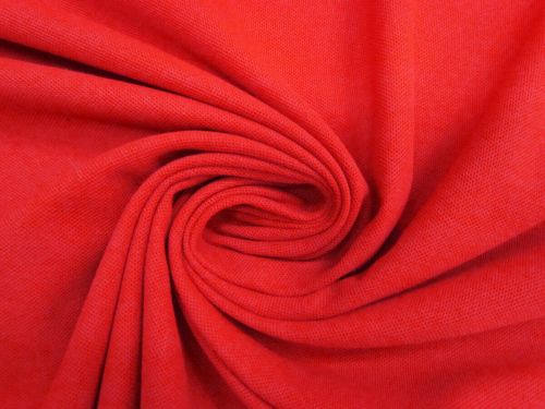 Great value Cotton Blend Pique Knit- Apple Red #13315 available to order online Australia