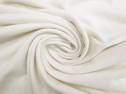 Great value Cotton Unbrushed French Terry Fleece- Milk Ivory #13337 available to order online Australia
