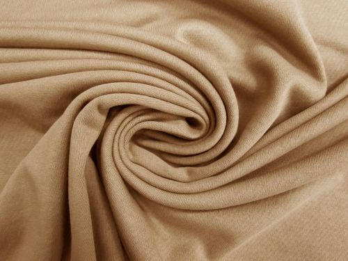 Great value Cotton Unbrushed French Terry Fleece- Cashew Brown #13338 available to order online Australia