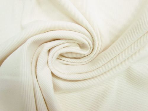Great value Heavyweight 2x2 Cotton Rib Knit- Cosy Cream #13381 available to order online Australia