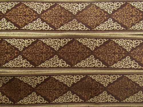 Great value 50mm Gold And Gilded Brocade Ribbon #T851 available to order online Australia