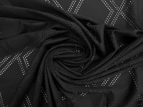 Great value Xtra Active Diamond Eyelet Spandex- Black #13395 available to order online Australia