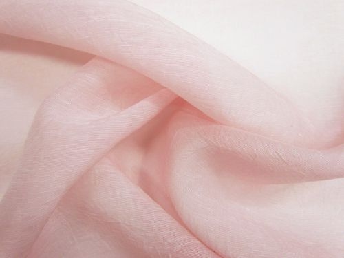 Great value Crinkle Silk Linen Slub Organza- Strawberry Gelato #13429 available to order online Australia