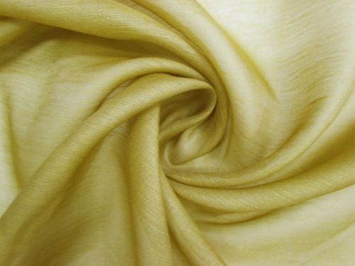Great value Silk Linen Slub Organza- Olive Chartreuse #13435 available to order online Australia
