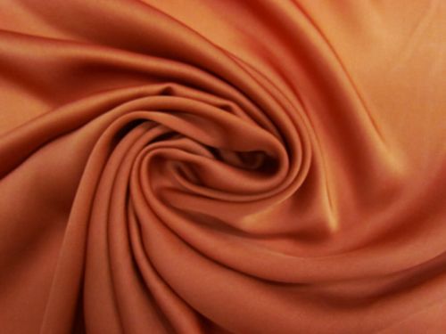 Great value Silk Satin Chiffon- Orange Copper #13454 available to order online Australia