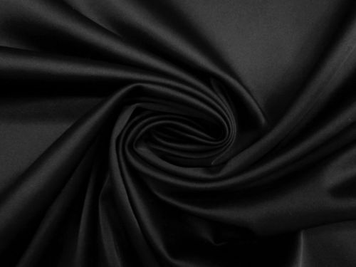 Great value Stretch Duchess Satin- Deep Black #13465 available to order online Australia