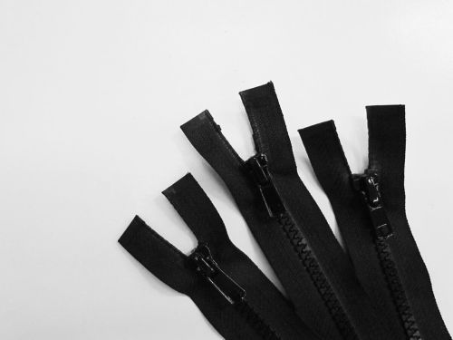 Great value 15cm Chunky Open End Zip 3 Pack- Black- ZP27 available to order online Australia