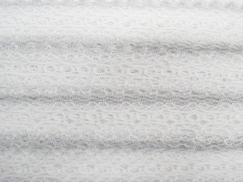 Great value 35mm Eyelet Lace Trim- White And Silver #T865 available to order online Australia