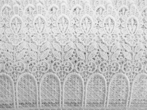 Great value 13cm Notre Dame Lace Trim- White #T866 available to order online Australia