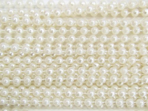 Great value 6mm Pearl Strand Trim- Ivory #T872 available to order online Australia