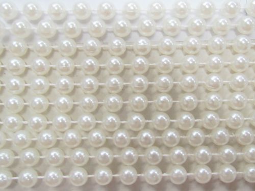 Great value 8mm Pearl Strand Trim- Ivory #T874 available to order online Australia
