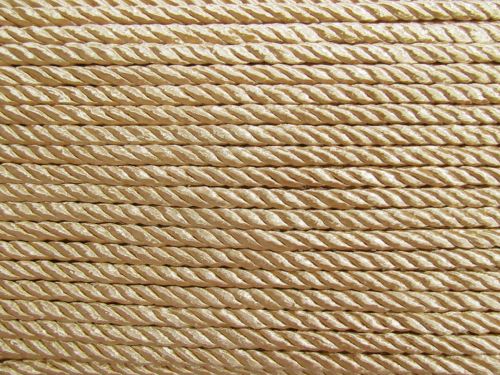 Great value 6mm Twisted Cord Trim- Light Gold #T890 available to order online Australia