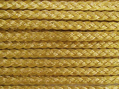 Great value 12mm Golden Goddess Braided Trim #T891 available to order online Australia