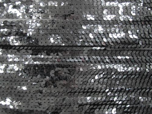 Great value 1 Row Slung Sequin Trim- Gunmetal #T894 available to order online Australia