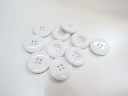 Great value 25mm Glossy Button- White- FB671 available to order online Australia