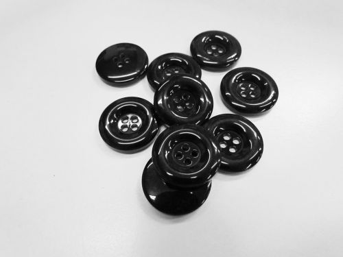 Great value 25mm Glossy Button- Black- FB672 available to order online Australia
