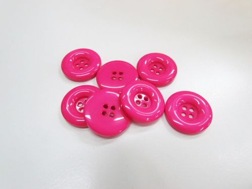 Great value 25mm Glossy Button- Hot Pink- FB676 available to order online Australia