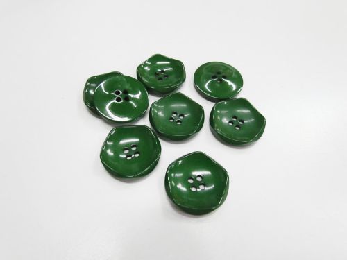 Great value 25mm Pentagon Button- Lily Pad Green- FB683 available to order online Australia