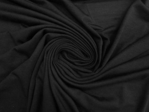 Great value Pura Ecovero Viscose Jersey- Sleek Black #13572 available to order online Australia