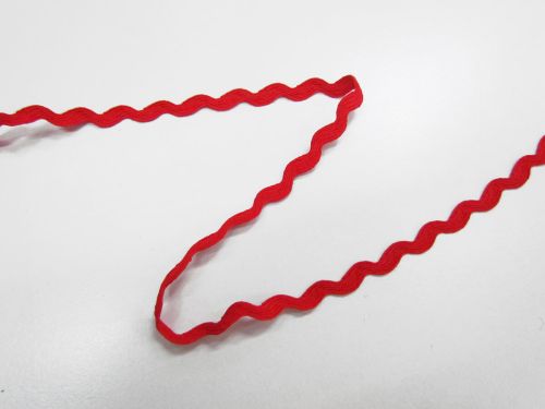 Great value 7mm Ric Rac Trim- Lobster Red #T911 available to order online Australia