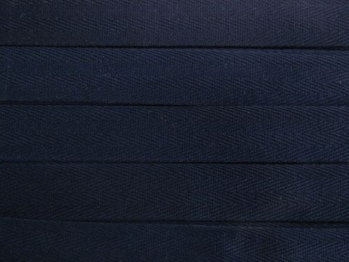 Great value 26mm Cotton Herringbone Tape- Ink Navy Blue #T941 available to order online Australia