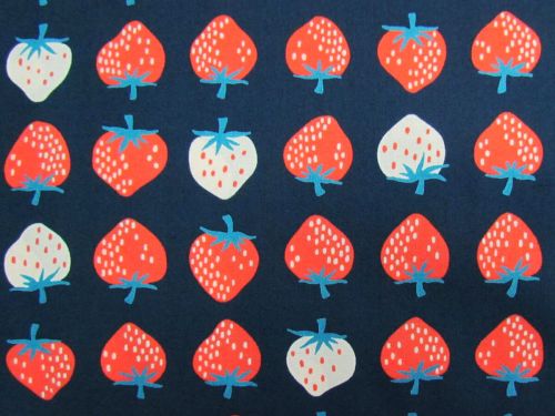 Great value Ruby Star Society Cotton- Strawberry- Strawberry- Navy available to order online Australia