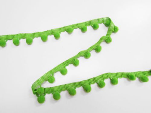 Great value 28mm Pom Pom Trim- Summer Green #T955 available to order online Australia