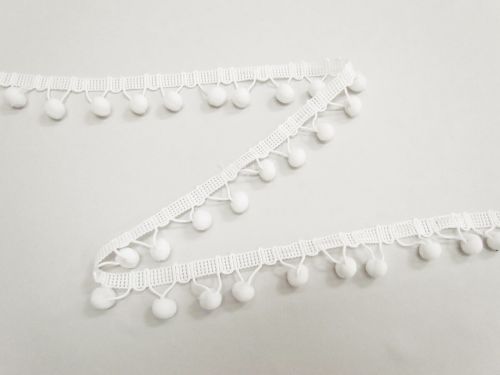 Great value 28mm Pom Pom Trim- Ivory #T963 available to order online Australia
