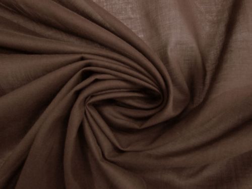 Great value Cotton Voile- Carob Brown #13630 available to order online Australia