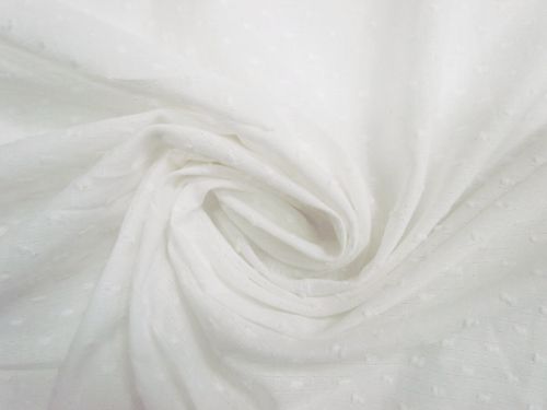 Great value Tufted Hail Spot Voile- Dreamy White #13635 available to order online Australia
