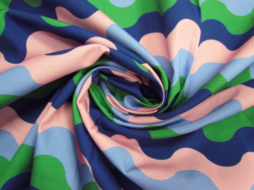 Great value Cotton Poplin- Devonstone Collection- Summer Abroad- Notting Hill Blue- DVF1114 available to order online Australia