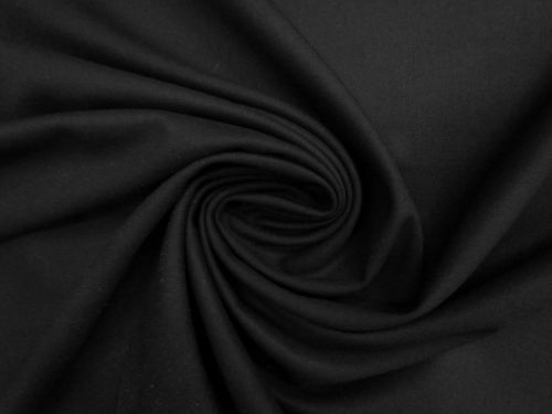Great value Stretch Wool Blend Twill Suiting- Stallion Black #13668 available to order online Australia