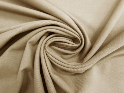 Great value Wool Blend Twill Bengaline Suiting- Donkey Beige #13669 available to order online Australia