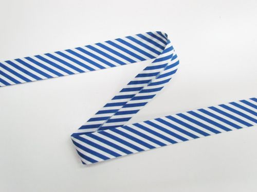 Great value 25mm Cotton Bias Binding- 1/8 Stripe- Nautical- DVBB3012 available to order online Australia