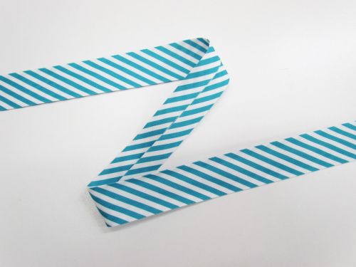 Great value 25mm Cotton Bias Binding- 1/8 Stripe- Summer Bay- DVBB3005 available to order online Australia