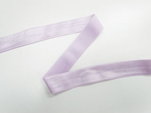 Great value 25mm Shiny Fold Over Elastic- Light Orchid #T968 available to order online Australia
