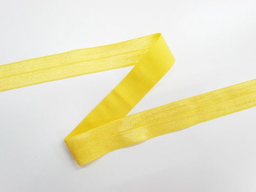 Great value 25mm Shiny Fold Over Elastic- Daffodil #T971 available to order online Australia