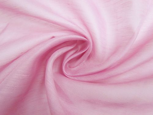 Great value Silk Linen Slub Organza- Candy Pink #13758 available to order online Australia