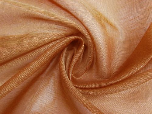 Great value Silk Linen Slub Organza- Warm Brown #13760 available to order online Australia