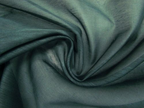 Great value Silk Linen Slub Organza- Petrol Green #13763 available to order online Australia