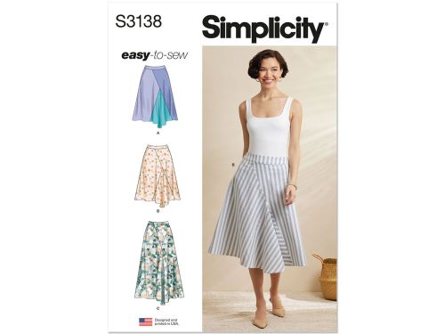 Great value Simplicity Pattern S3138 MISSES SKIRT / PANTS- Size Y5 (18-20-22-24-26) available to order online Australia