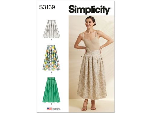 Great value Simplicity Pattern S3139 MISSES SKIRT / PANTS- Size U5 (16-18-20-22-24) available to order online Australia