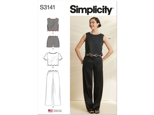 Great value Simplicity Pattern S3141 MISSES SPORTSWEAR- Size Y5 (18-20-22-24-26) available to order online Australia